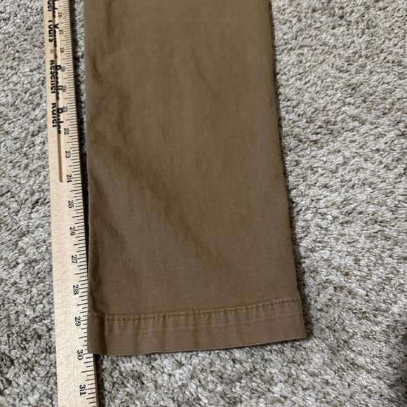 American Eagle Pants Mens 31x32 Brown Flex Chino Khaki Casual Straight - Picture 13 of 13